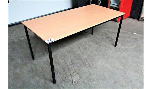 2 rechth tafels afm plm 160x80cm